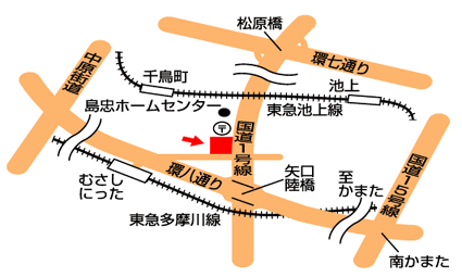 南東京店地図